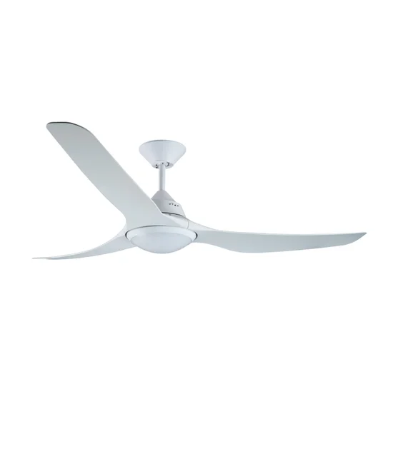 142cm 3 Blade Fan and LED Light in White