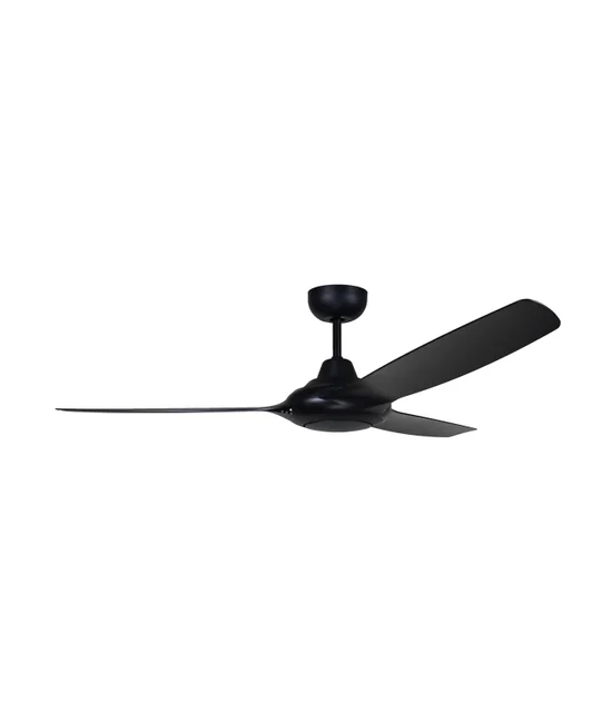 146cm Black DC Ceiling Fan with Light