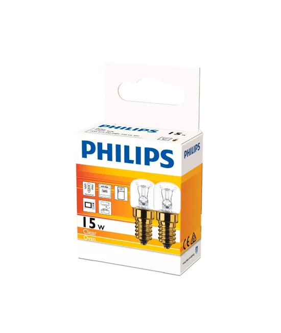 15W Oven Pilot T22 SES Globe in Warm White, 2 Pack