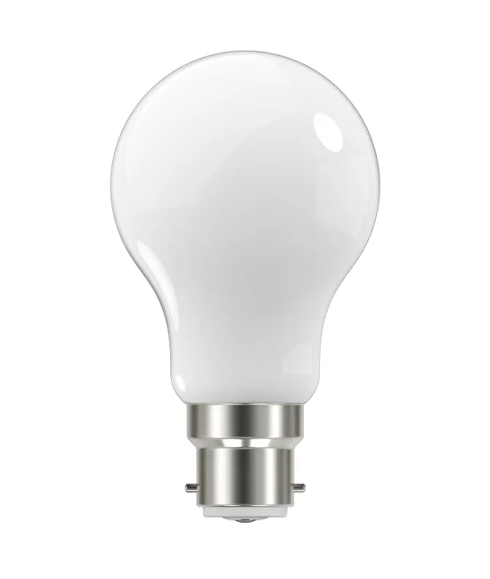 7.5W Glass Opal BC LED GLS Globe in Warm White