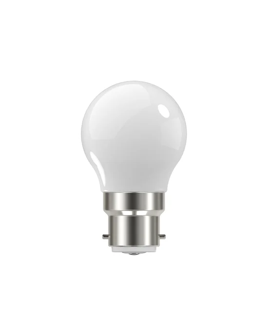 5.5W LED Opal BC Dimmable Fancy Round Warm White Globe