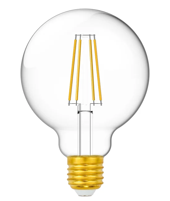 7W Clear LED G95 ES Globe in Warm White