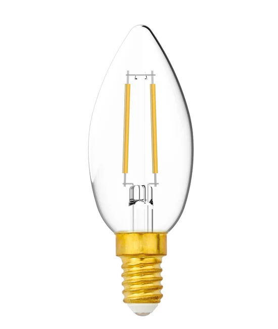 2.5W Heritage LED Candle SES Globe in Warm White