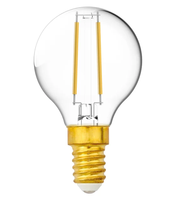 2.5W Heritage LED Fancy SES Globe in Warm White