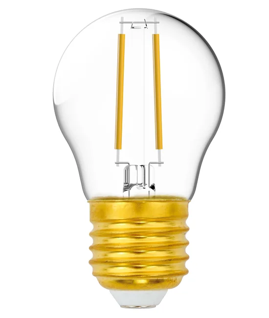2.5W Heritage LED Fancy ES Globe in Warm White