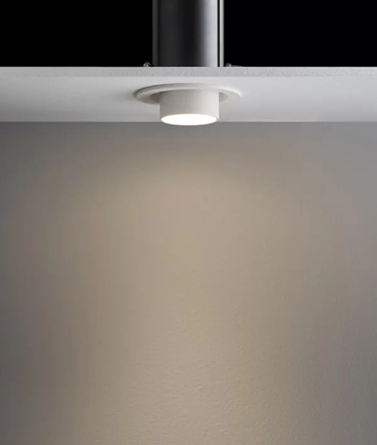 1 Light Adjustable Spotlight in White