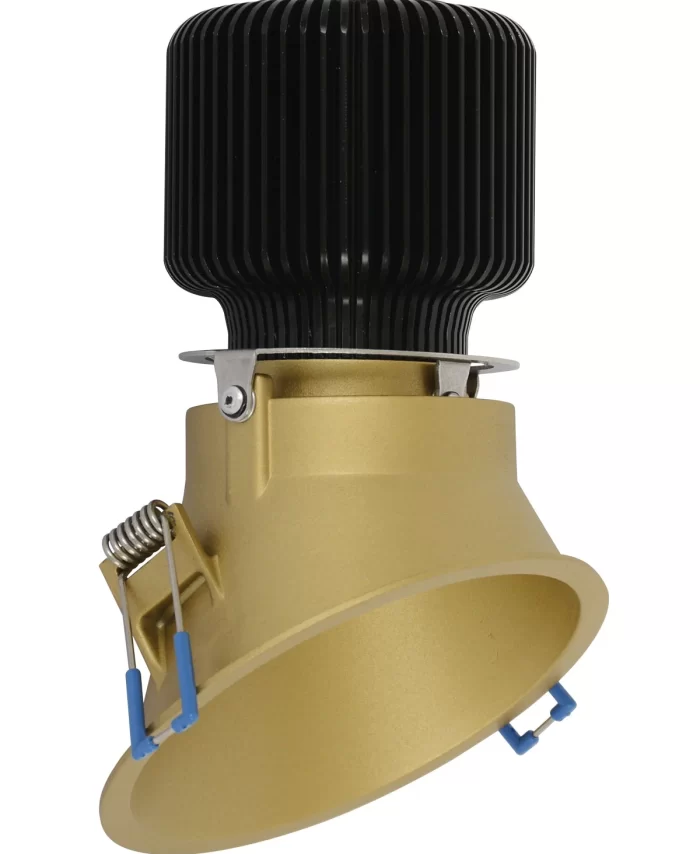 Accent Minitrim Wall Washer LED Dimmable Gold Downlight in Warm White