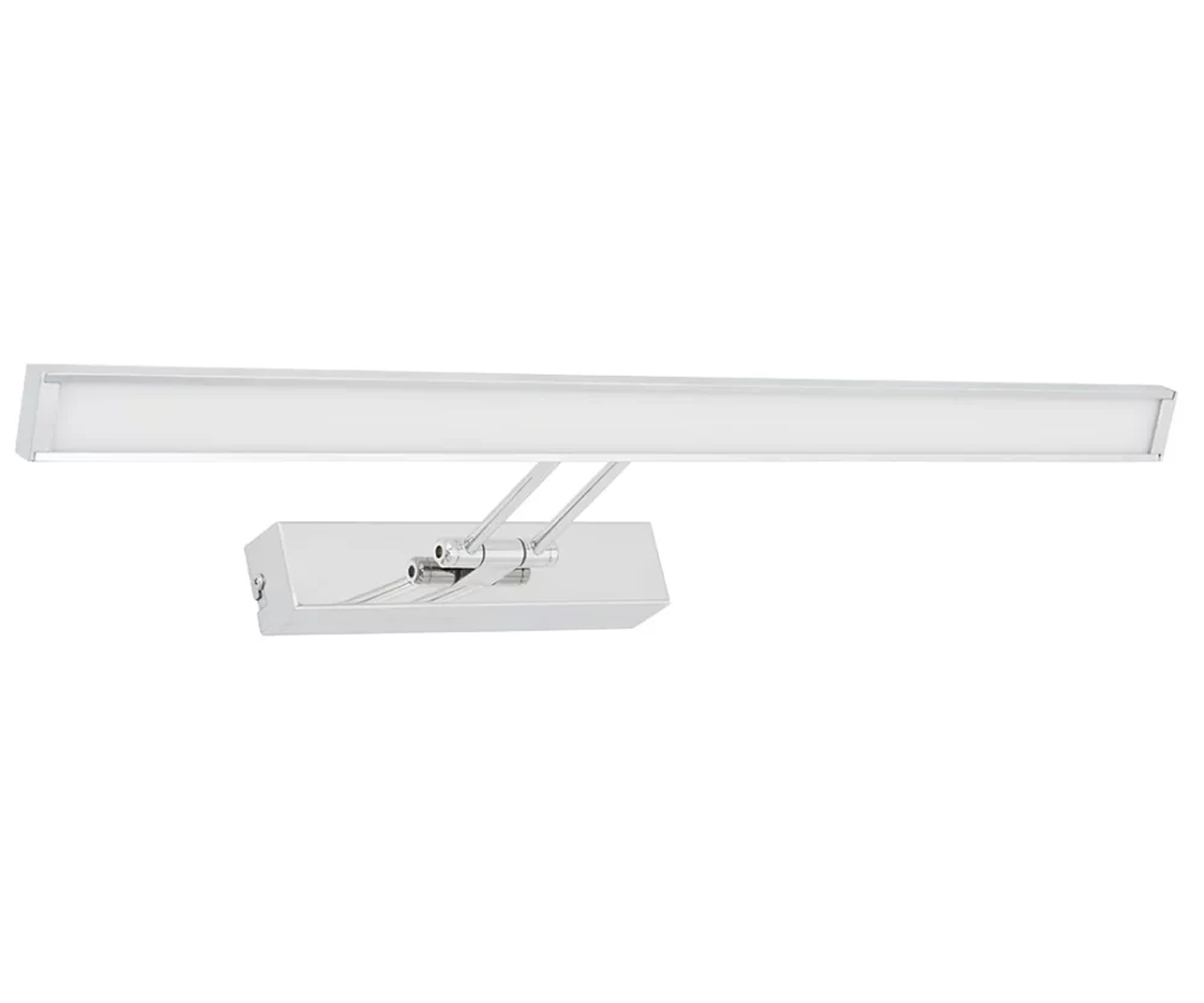 600mm Dimmable Adjustable LED Wall Bracket in Chrome