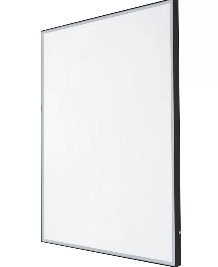 Rectangle Colour Change LED Light And Mirror In Black
