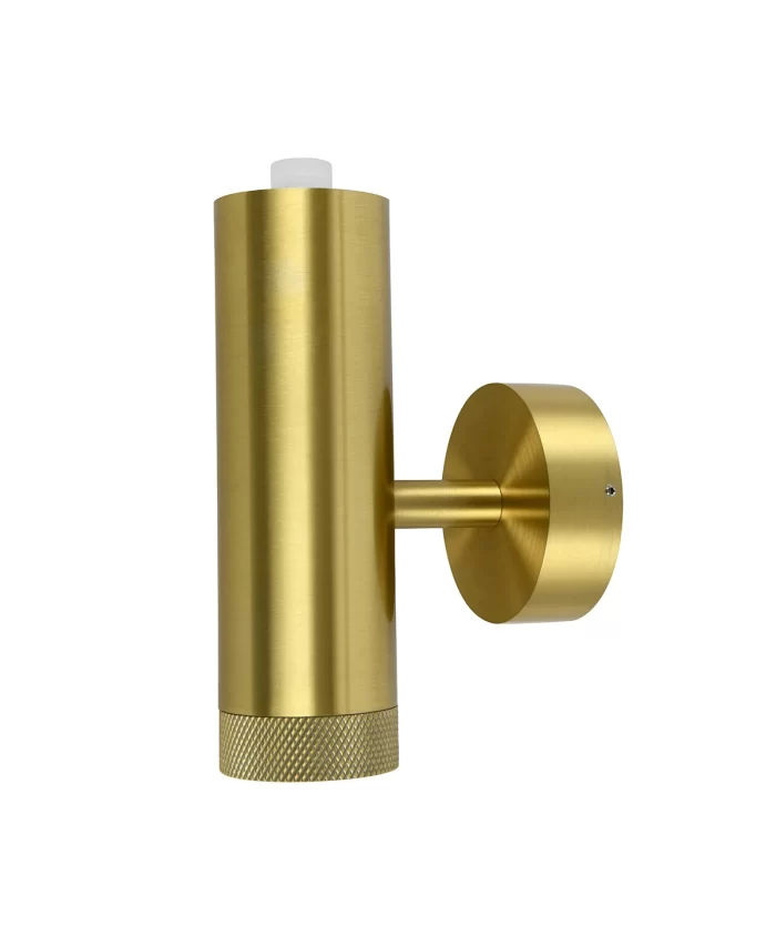 LED Dimmable Wall Bracket with Dimmer in Brass