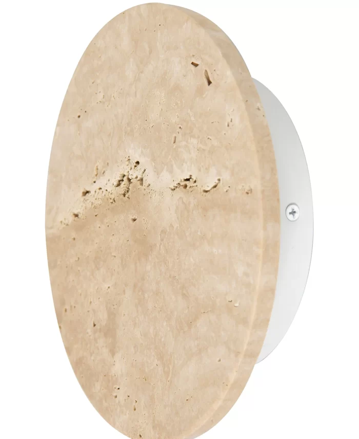200mm LED Wall Sconce in Travertine