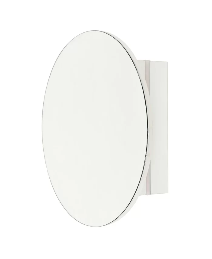 600mm Round Shaving Cabinet with Backlit LED Mirror
