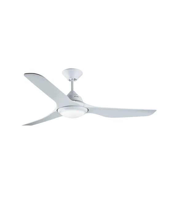 127cm 3 Blade Fan and LED Light in White