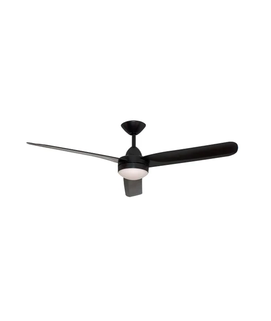 142cm DC Fan with Light in Black