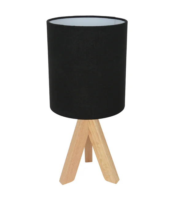 1 Light Table Lamp in Oak/Black