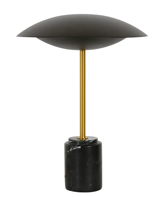 2 Light Table Lamp in Black
