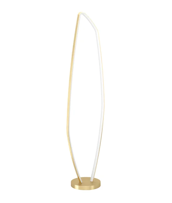 Floor Lamp in Brushed Brass
