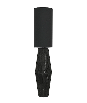 1 Light Floor Lamp in Black