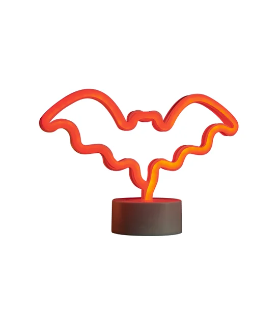 Bat Lamp in Red