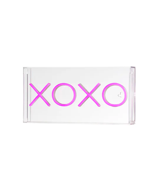XOXO Lamp Box in Pink