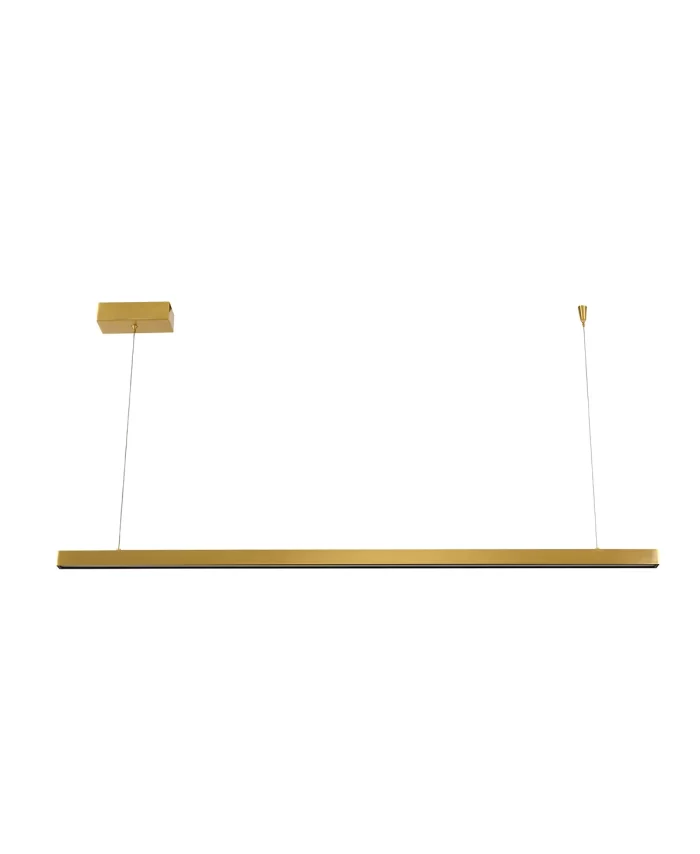 1200mm LED Pendant in Brass