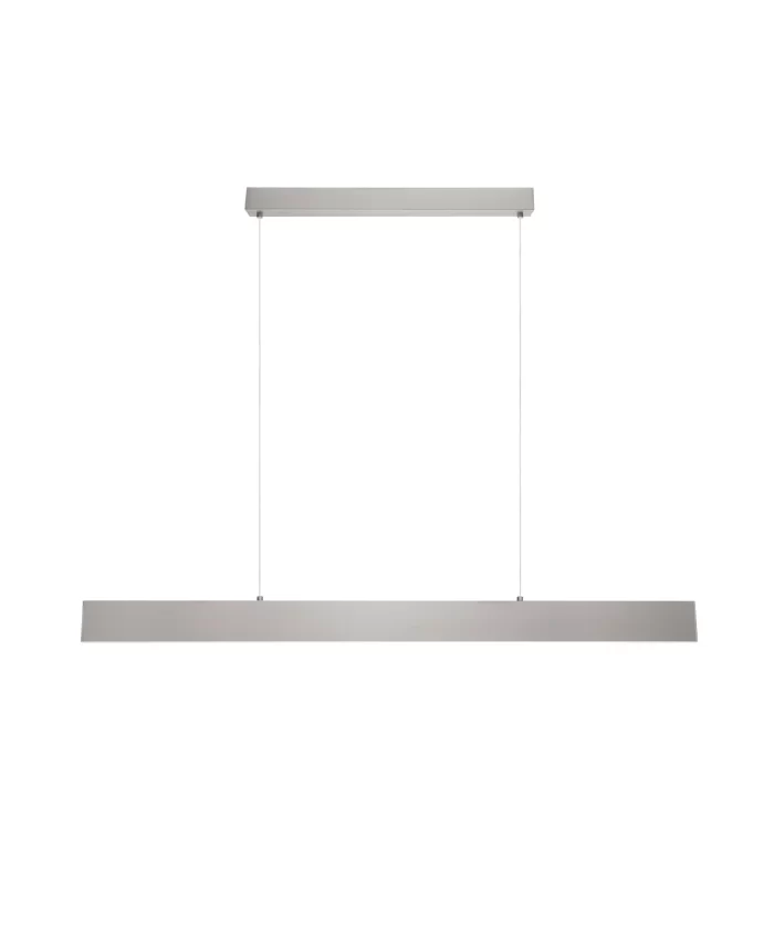1200mm LED Up/Down Pendant in Brushed Chrome