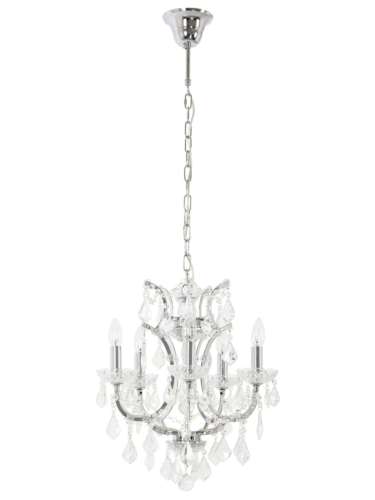 5 Light Chandelier in Chrome