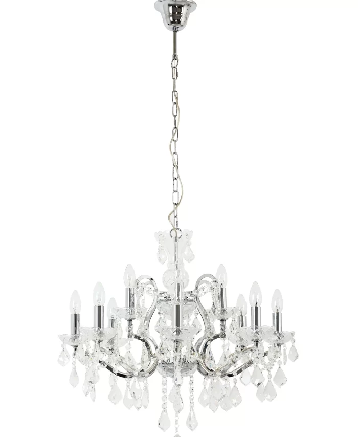 12 Light Chandelier in Chrome