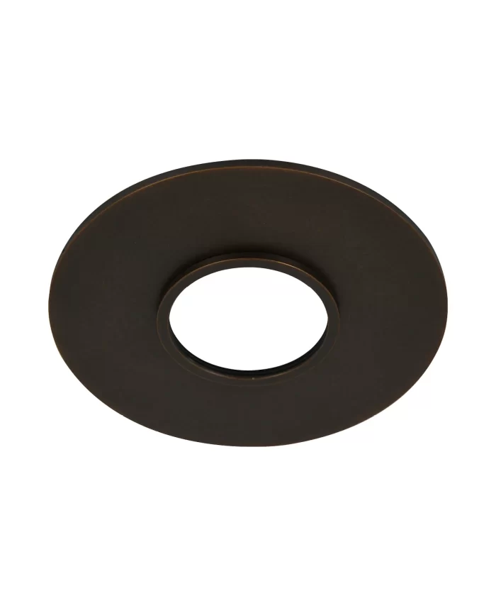 Single Round Decorative Plate in Bronze